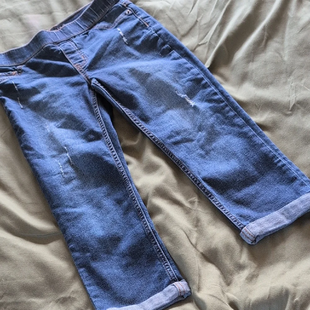 Justice Capri Blue Jeans